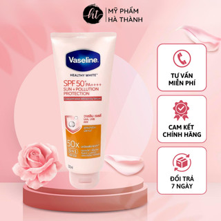 Dưỡng Thể Vaseline 50x SPF 50+++ 320ml Hàng Chính Hãng Nội Địa Thái Lan Giúp Da Chống Lão Hóa - HT078
