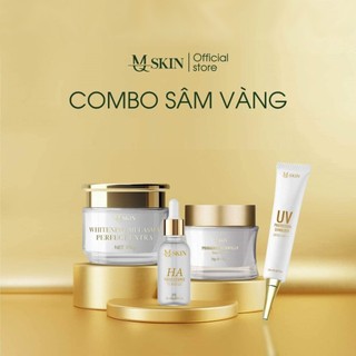 Combo kem face sâm vàng MQ Skin chính hãng