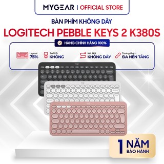 Bàn phím không dây Logitech Pebble Keys 2 K380s - Bảo hành chính hãng 12 tháng