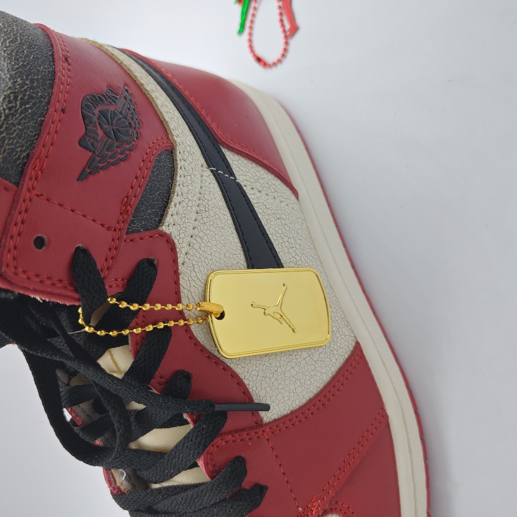 Phụ kiện trang trí giày - Tag treo, Lacetags kim loại Jumpman cho giày bóng rổ, giày thể thao và giày thông thường