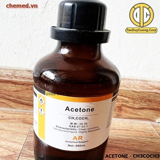 Dung dịch hóa chất Acetone - CH3COCH3 dùng trong thí nghiệm
