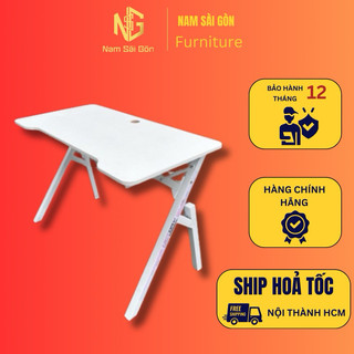 Bàn Gaming Nam Sài Gòn mặt mdf chống thấm ẩm chân sắt sơn tĩnh điện vững chắc