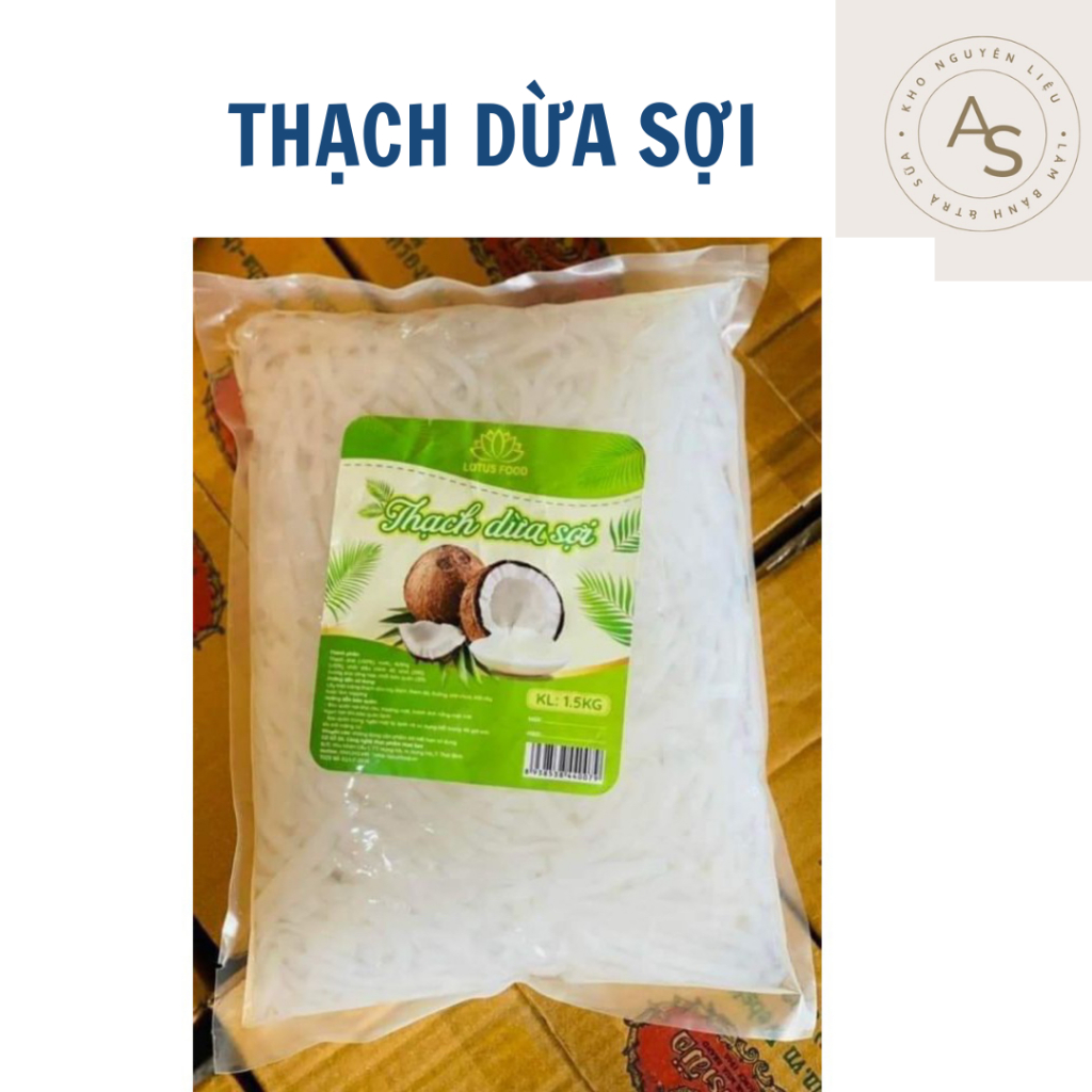 THẠCH DỪA SỢI GÓI TRỌNG LƯỢNG GÓI 1.5KG