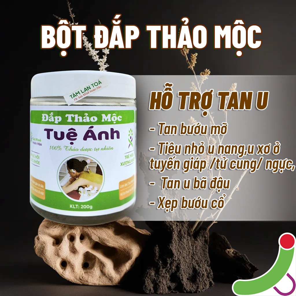 BỘT ĐẮP THẢO MỘC - 200g - Trục hàn sâu - Hỗ trợ điều trị thoái hóa nặng hiệu quả