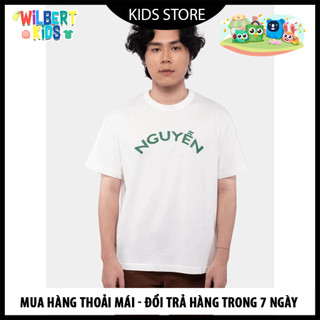 Áo thun in chữ Nguyễn mặc phong cách trẻ trung, nam nữ mặc form cực đẹp