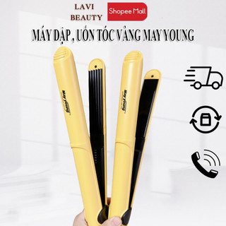 Máy dập xù vàng, máy duỗi tóc là vàng May Young chính hãng bản nhỏ