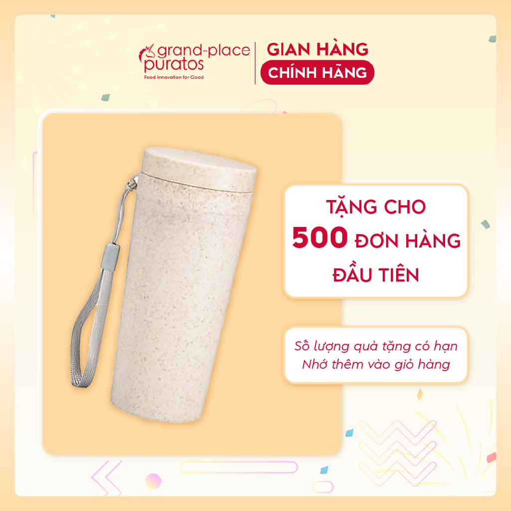 [ Quà tặng không bán] Ly uống lúa mạch