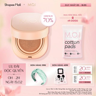 [HSD 28/03/2024] Phấn nước M.O.I Baby Skin Cushion SPF 50+ PA+++ 12g - Màu 40 và Màu 50