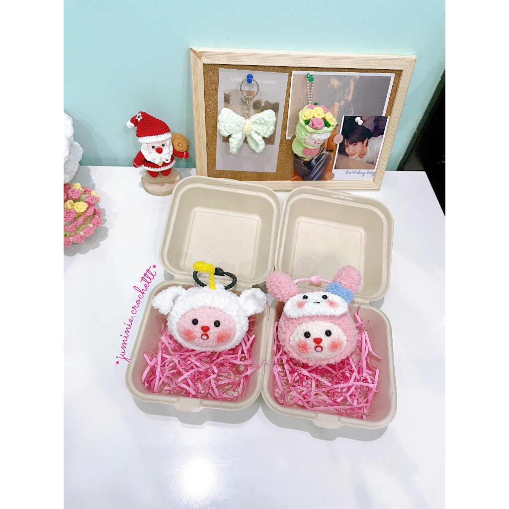 Móc khóa Loopy bằng len - Móc khóa handmade