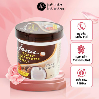 Kem Ủ Tóc Tinh Dầu Dừa Già JENA Coconut Hair Treatment Wax 500ml Hàng Nội Địa Thái Lan Siêu Mềm Mượt - HT120
