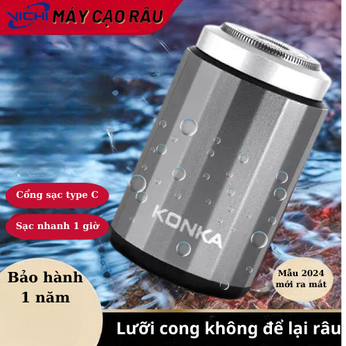 Máy cạo râu mini KONKA, Cạo Khô Sát Chân Râu Không Đau Sạc Nhanh Chống Thấm Nước - Vichi Máy Cạo Râu