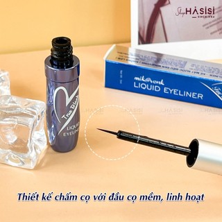 Mắt Nước Chấm Cọ MIK@VONK - True Black Liquid Eyeliner 5ml