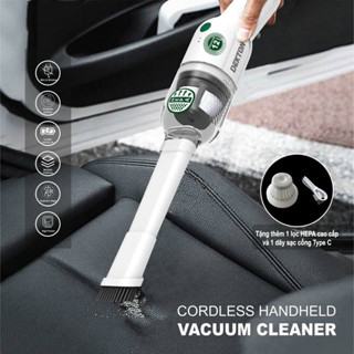 Máy Hút Bụi Mini Dùng Pin Dekton DV1 - Vệ Sinh Ô Tô, Chăn Đệm , Góc Làm Việc