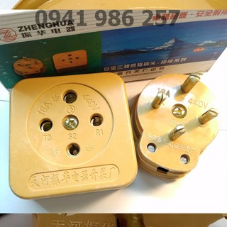 Bộ ổ cắm điện 3 pha 4 chân 16a.