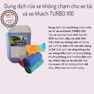 Dung dịch rửa xe không chạm tubor x10 ekokemika 22l