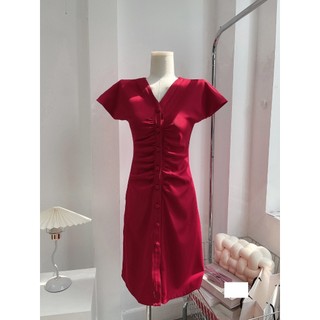 Đầm Bigsize Tú Mỡ Đầm Bigsize Nữ Thiết Kế Nhún Meya ,Trẻ Trung Đi Làm Dạo Phố Đủ Size 45-80kg DA0229
