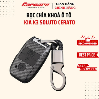 Ốp chìa khóa Kia Cerato 2016-2018, K3, Sorento bọc chìa khóa vân carbon cho xe ô tô M5
