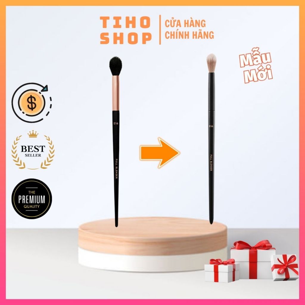 Cọ Tán Phấn Mắt Vacosi E16