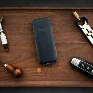 Bao da điện thoại handmade cho N0KIA 6700, 8800 có dây rút - Bao da Mino Crafts