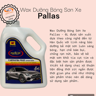 Wax dưỡng bóng sơn pallas 1.5l