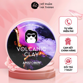 Sáp Vuốt Tóc Volcanic Clay 80gr Tạo Kiểu Giữ Nếp Lâu Không Gây Bết Dính Độ Bóng Nhẹ - HT052