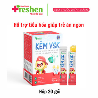 Kẽm VSK - Dạng thạch kẽm hỗ trợ tiêu hóa giúp trẻ ăn ngon
