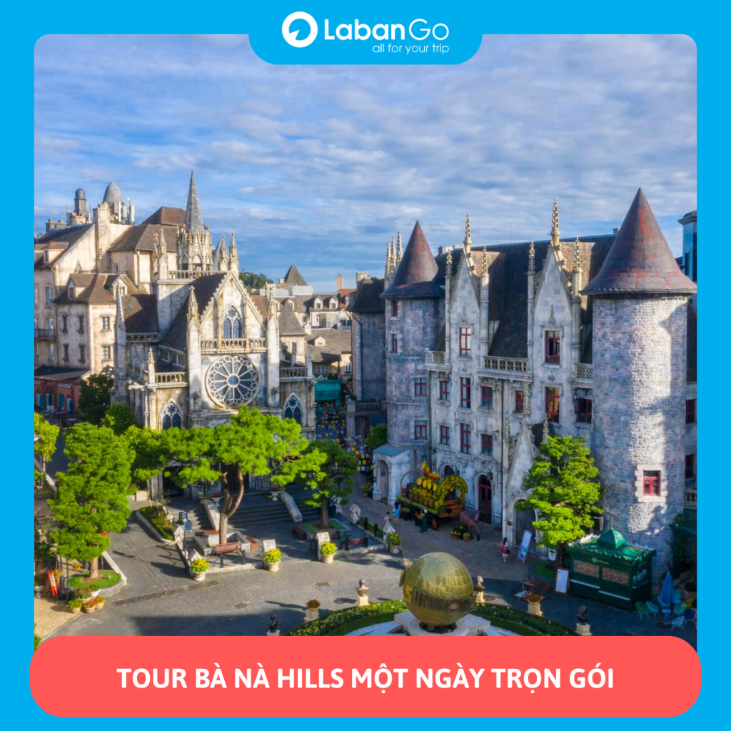 Đà Nẵng [E-Voucher] Tour Bà Nà Hills 1 ngày - Cáp treo, vui chơi, check in Cầu Vàng, ăn trưa buffet đón tại Đà Nẵng