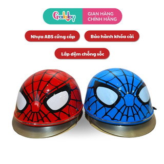 Mũ Nón Bảo Hiểm Trẻ Em Mesuca Người Nhện Spiderman Napoli Siêu Thoáng Nhẹ Đầu (Có Kính/ Không Kính)