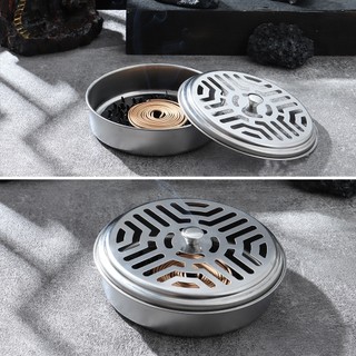  Khay Đựng Nhang Muỗi  Thân Cao . Hộp Nhang Muỗi  thân thấp  
