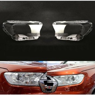 Ốp mặt đèn pha ô tô Ford Ranger 2016 | Headlamp lens cover for Ford Ranger 2016 - Ảnh thật shop chụp