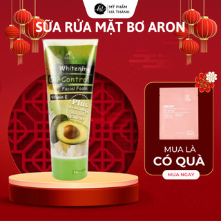 Sữa Rửa Mặt Bơ Aron Thái Lan 210g Dưỡng Ẩm Sạch Nhờn Ngừa Mụn Se Khít Loại Bỏ Da Chết Bụi Bẩn- HT126