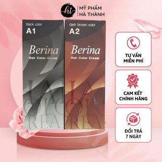Thuốc Nhuộm Tóc Berina A1,A2 Thái Lan FREESHIP Cam Kết Hàng Loại 1 Lên Màu Chuẩn Không Bị Kích Ứng Da Đầu - HT164