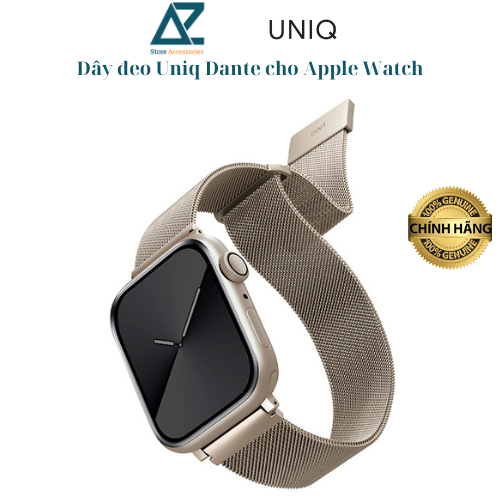 Dây Thép Dành Cho Apple Watch Ultra/ Ultra 2/ Apple Watch Series UNIQ Mesh Steel Strap_ Hàng Chính H
