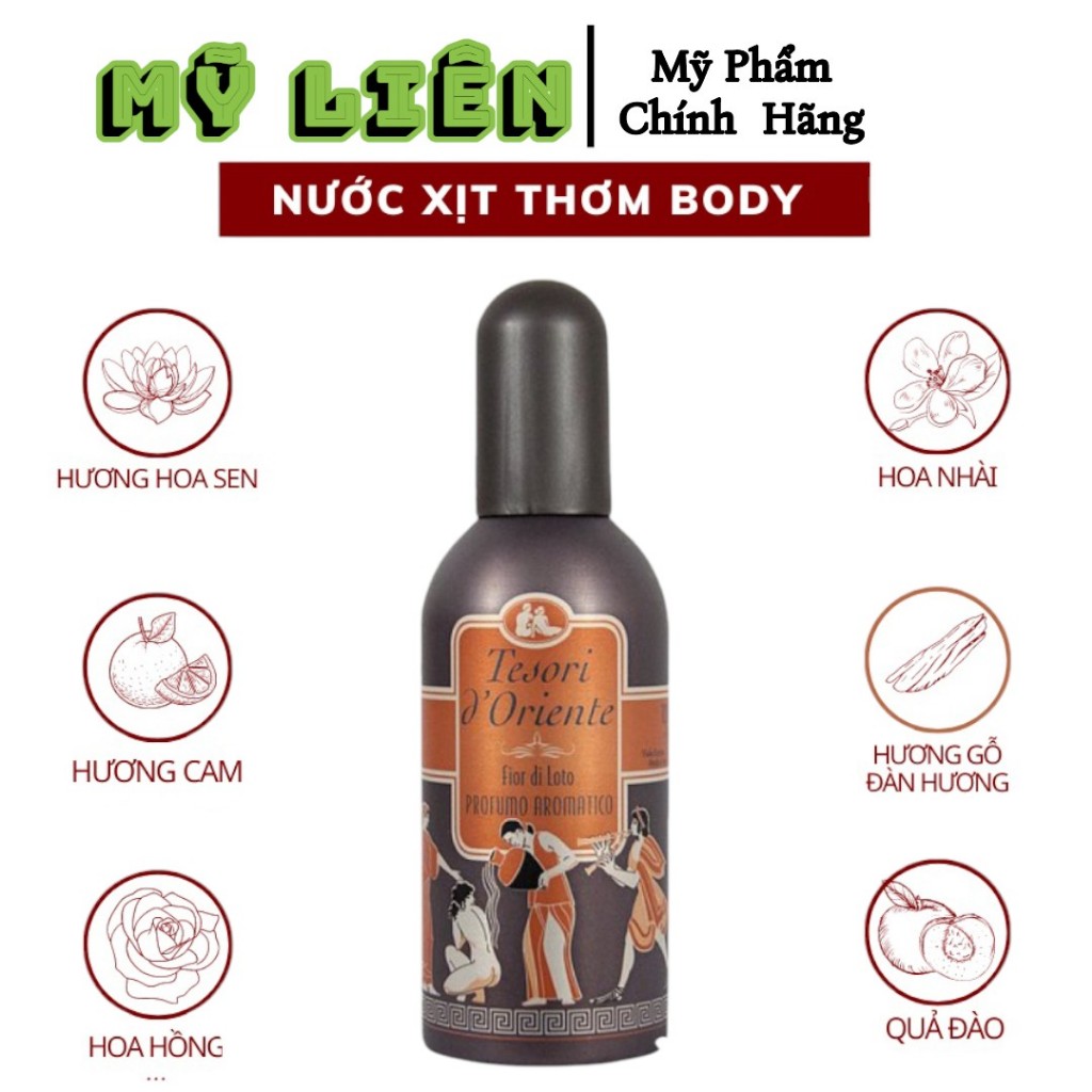 XỊT THƠM BODY TE SO RI 100ML