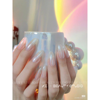 Nail box thiết kế tráng gương, nails Hàn Trung tráng gương đơn giản