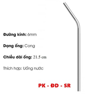 Ống hút inox 304 chất liệu thép không gỉ - siêu rẻ