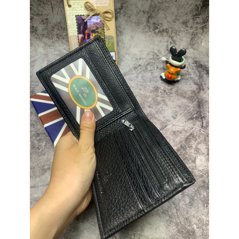 Ví Nam da bò siêu bền 12x9,5cm