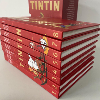 Sách - những cuộc phiêu lưu của tin tin- bộ 8 cuốn bìa cứng