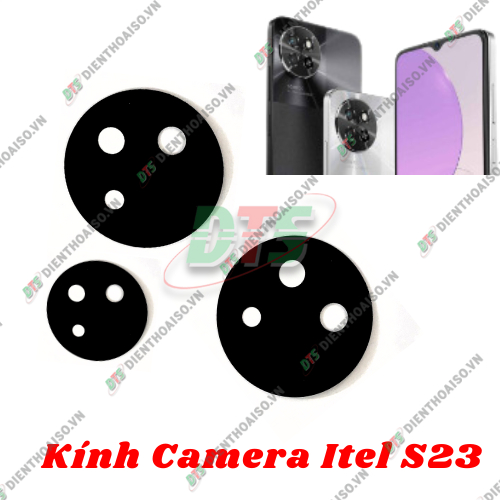 Mặt kính camera ITEL S23 sẵn keo dán