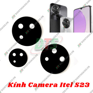 Mặt kính camera itel s23 sẵn keo dán