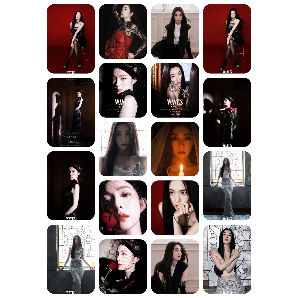 Lomo card 1 mặt 18 ảnh bo góc RVV - Irene x WAVES