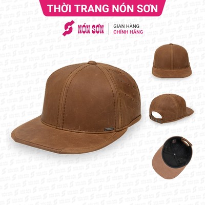 Mũ snapback hiphop da cao cấp thời trang NÓN SƠN MC229DA-NU1-M