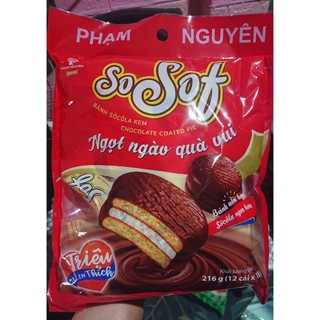 Bánh Choco PN (bịch 12 cái / 216g)