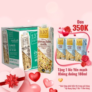 Thùng Sữa Hạt Dẻ Cười Nguyên Chất 137 Degrees (1L x 12 Hộp)