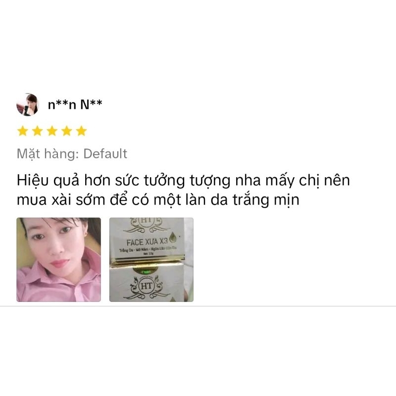 Combo Kem face  chính hãng