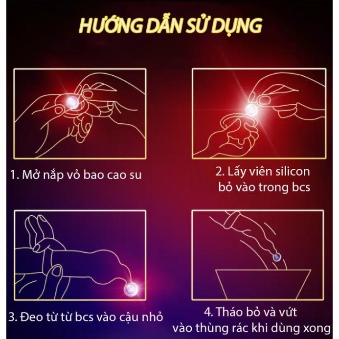 SU4 Bao cao su Bi OLO Trắng Soft Growth, mỏng, nhiều gel bôi trơn, tăng chiều dài 1,5cm