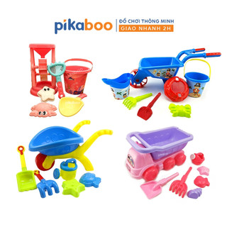 Đồ chơi xúc cát guồng cát cao cấp Pikaboo mùa hè