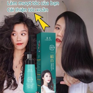 Kem duỗi tóc tại nhà phục hồi tóc kem duỗi tóc thẳng ủ tóc thẳng tại nhà đầu dưỡng tóc Kem làm thẳng tóc