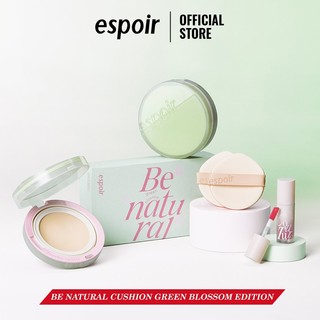 Phấn Nước Che Phủ Tự Nhiên Espoir Be Natural Cushion Green Blossom Edition SPF50 PA++++ 14g
