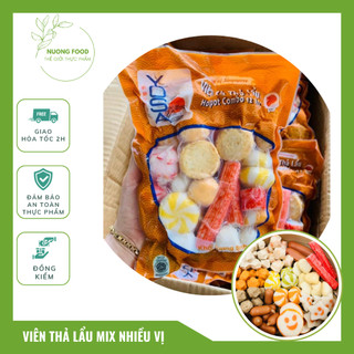 [HCM-GIAONGAY] Combo viên thả lẩu MIX nhiều vị , viên chiên - thả lẩu cực ngon - thucphamnuongfood